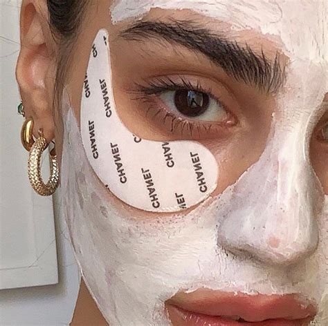 chanel face mask|chanel eye masks.